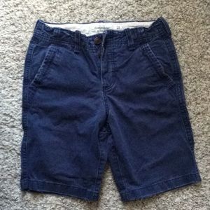 Blue cargo shorts